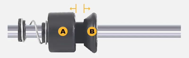 Hệ thống trục cuốn/đẩy dây tháo lắp nhanh dành cho máy gia công dây trang sức