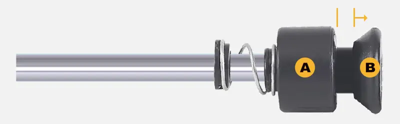Hệ thống trục cuốn/đẩy dây tháo lắp nhanh dành cho máy gia công dây trang sức