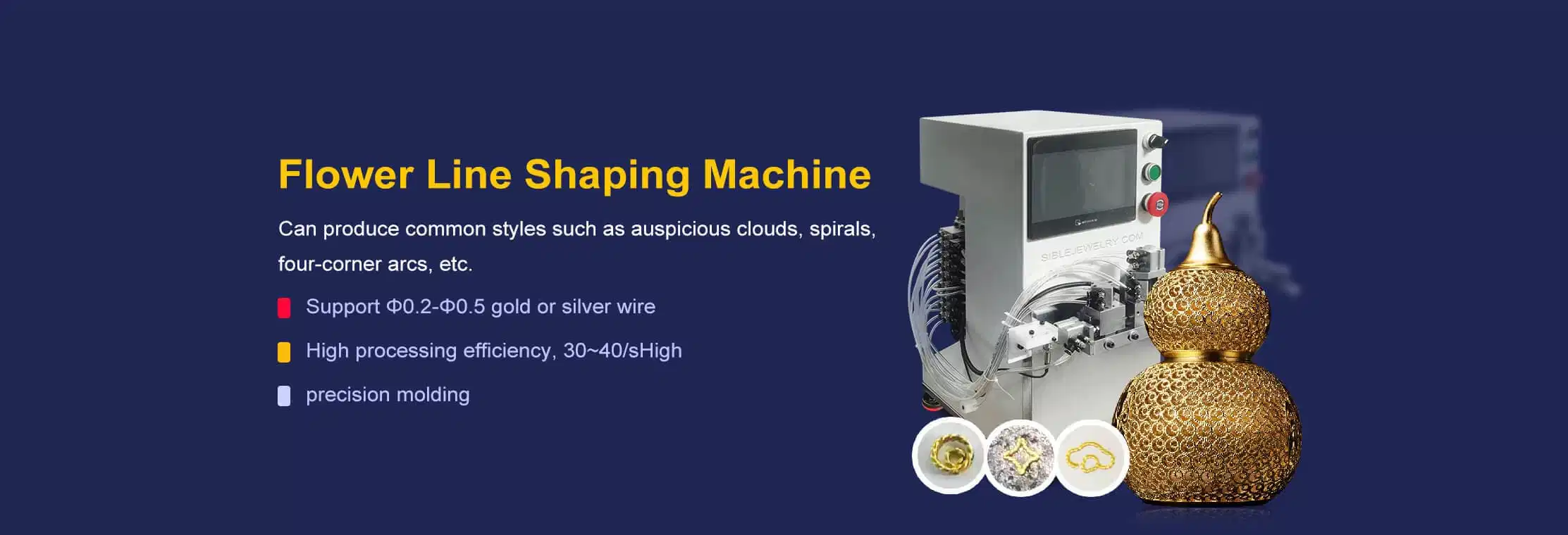 Sible Flower Line Shaping Machine Sible Flower Line Shaping Machine for Jewelry Wire