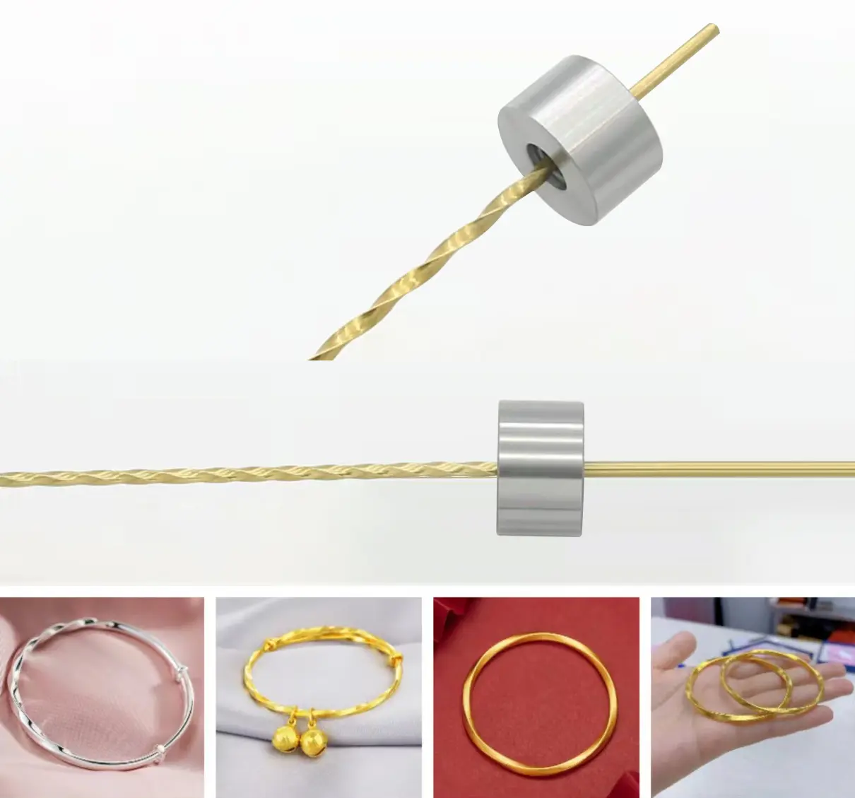 Hình ảnh phẳng của các khuôn kéo dây có hình dạng đa dạng, bao gồm các kích thước 5,00×3,00 mm, 3,50×2,00 mm và 4,00×2,50 mm, được thiết kế cho các ứng dụng kéo dây kim loại và chế tác trang sức chính xác.